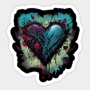 Abstract heart Sticker